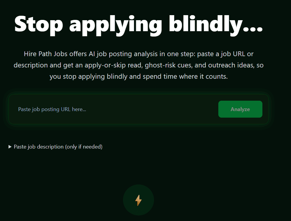HirePath Jobs - AI Job Analysis Platform